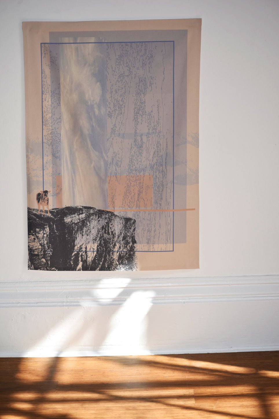 Digitally printed wall hanging based on the north coast 500
