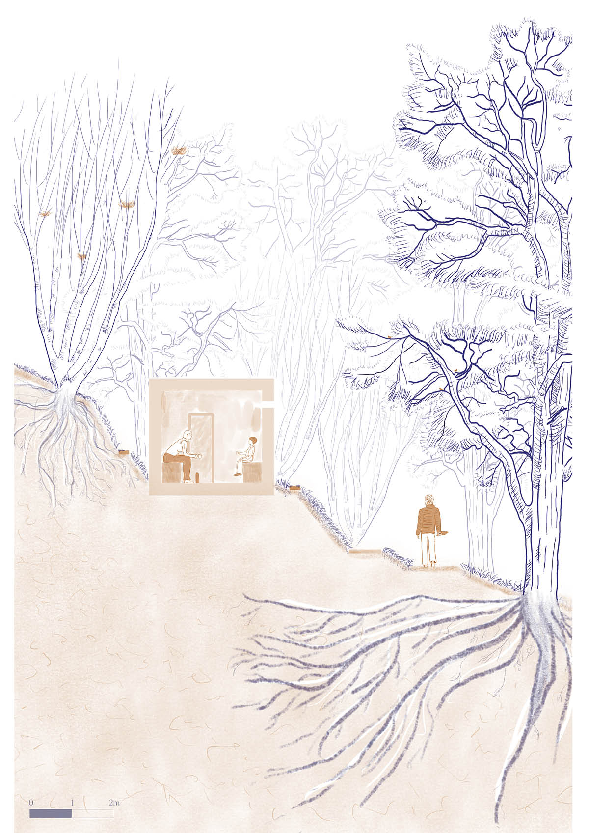 A WW1 pillbox is transformed into a community hub