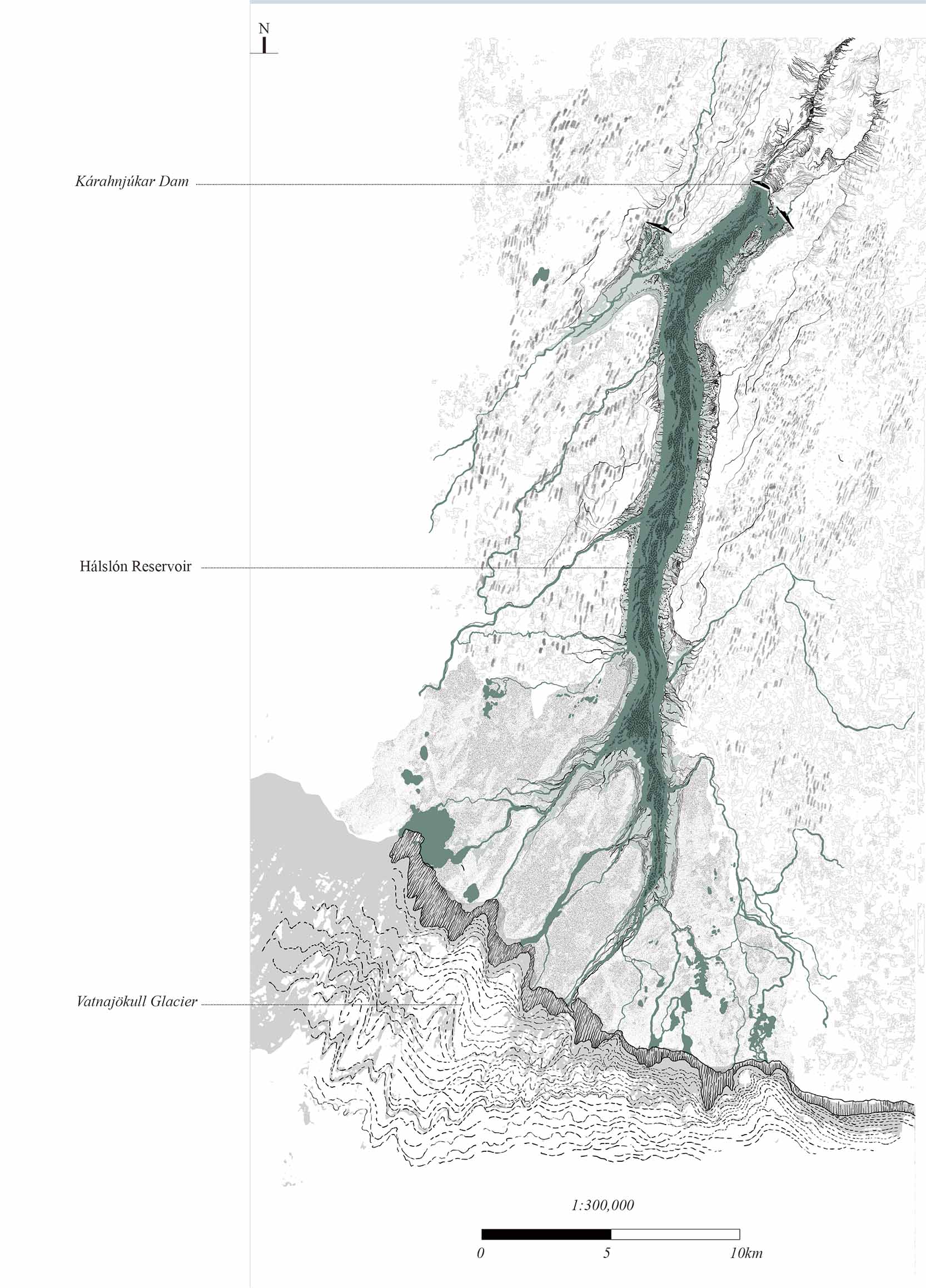 Territory of Karahnjukar Dam