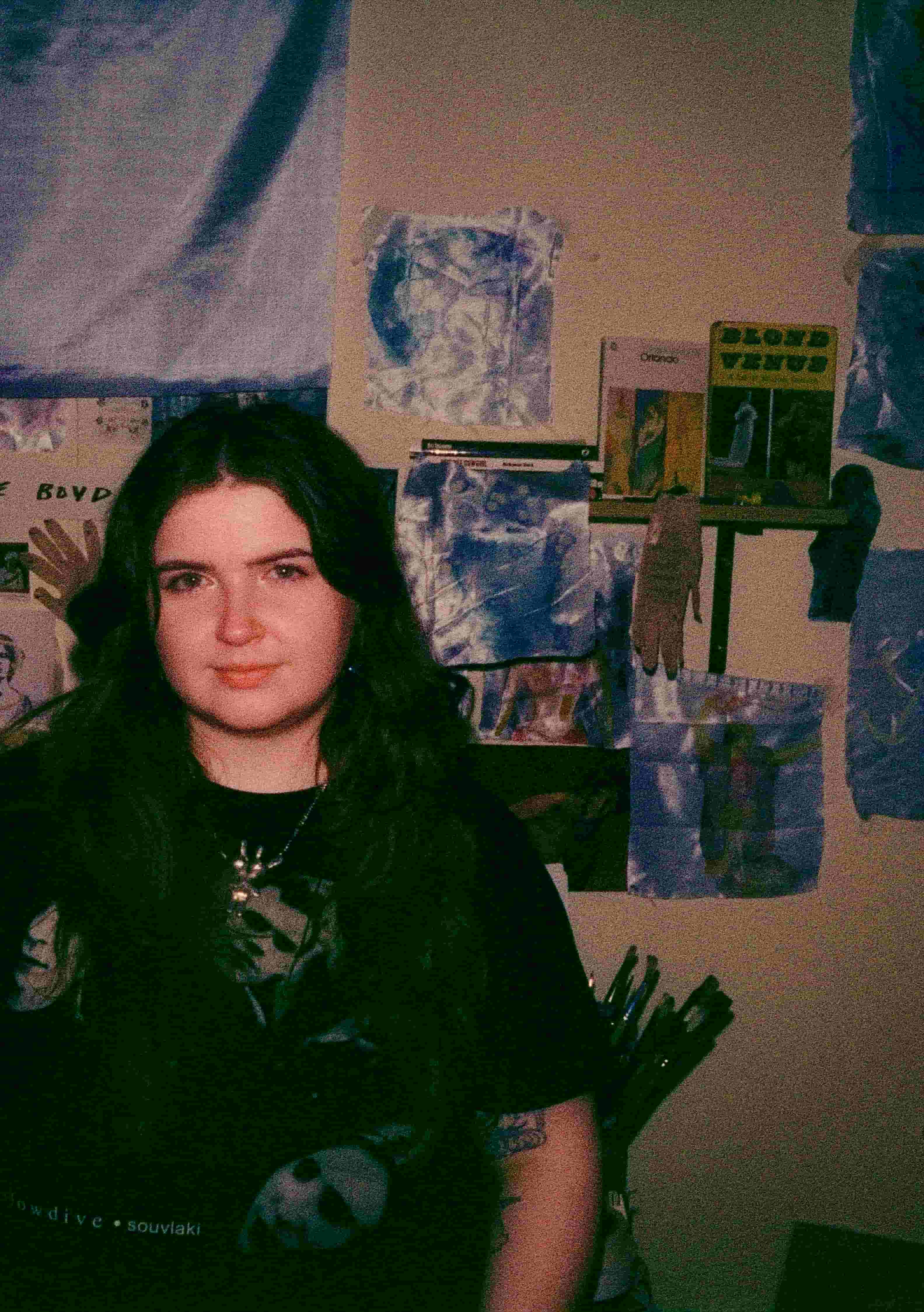 Film photo of Sophie in her studio