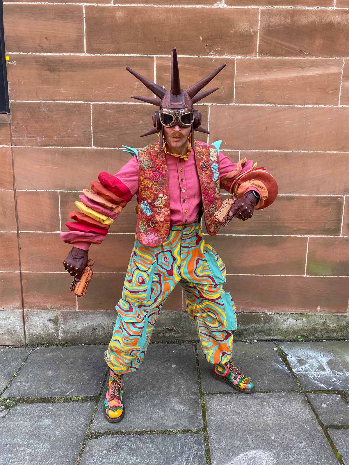 Front view of Louis' costume from Castle in the Sky