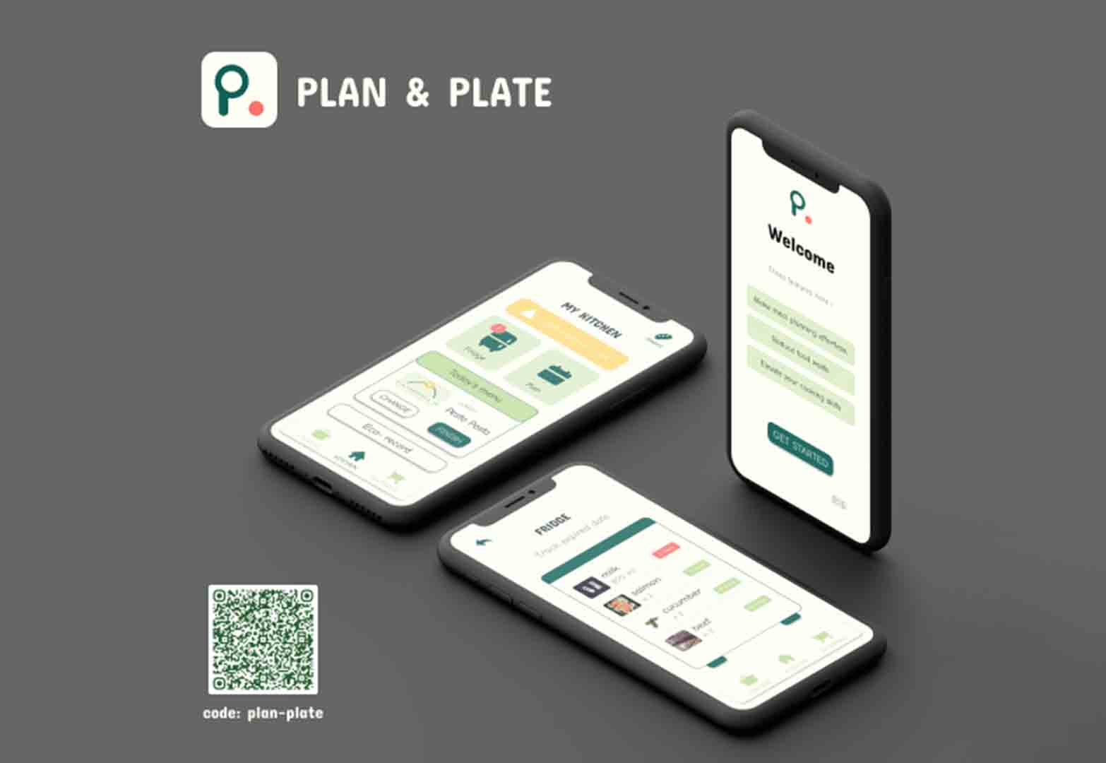 Plan & Plate: app design