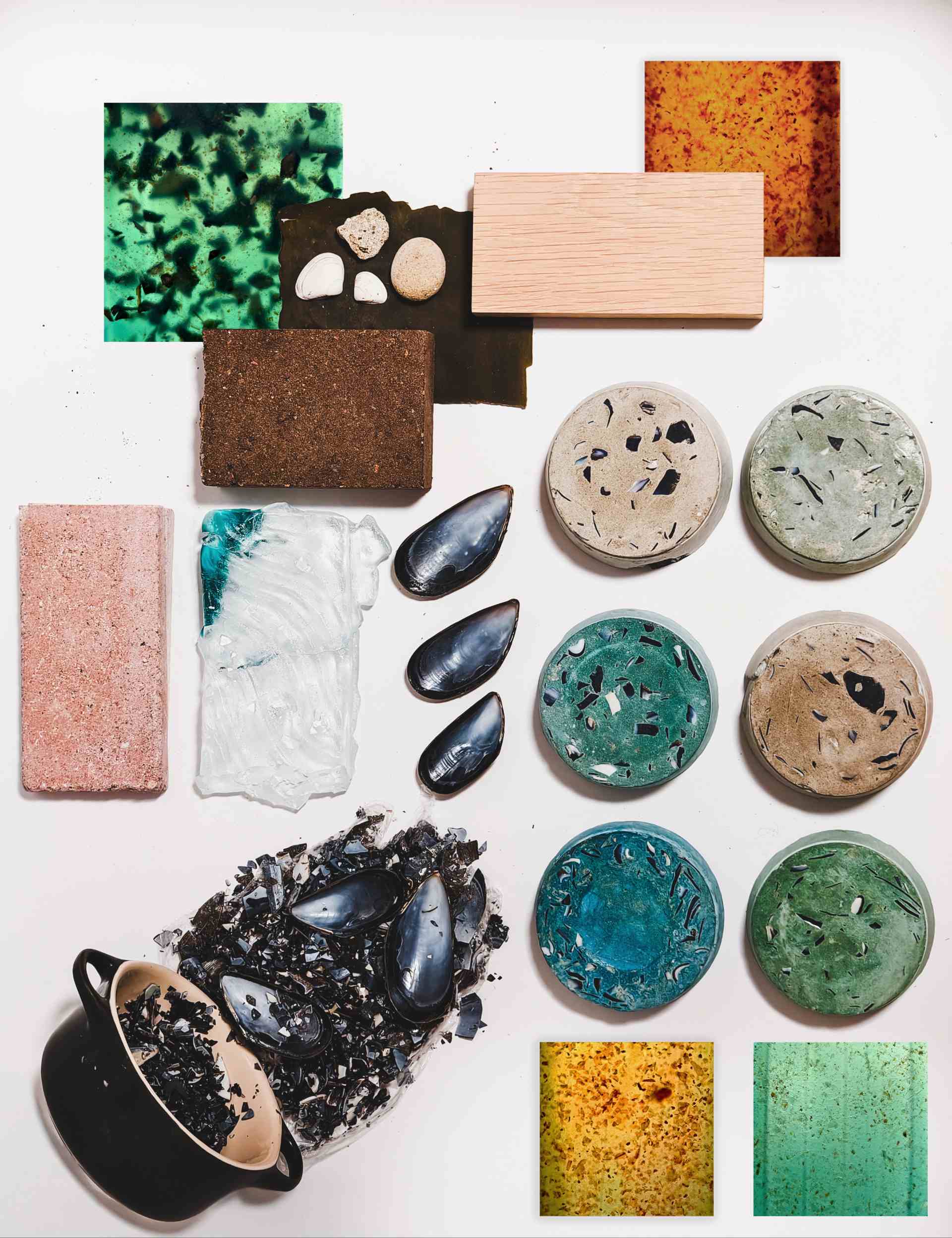 EGRC, developed material swatches