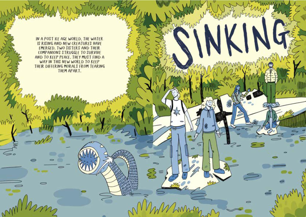 Sinking comic cover