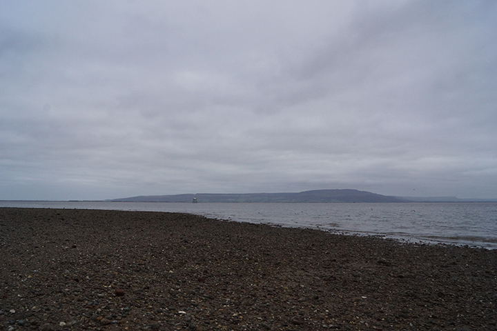 view across lough foyle