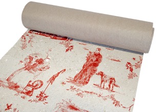 A roll of wallpaper