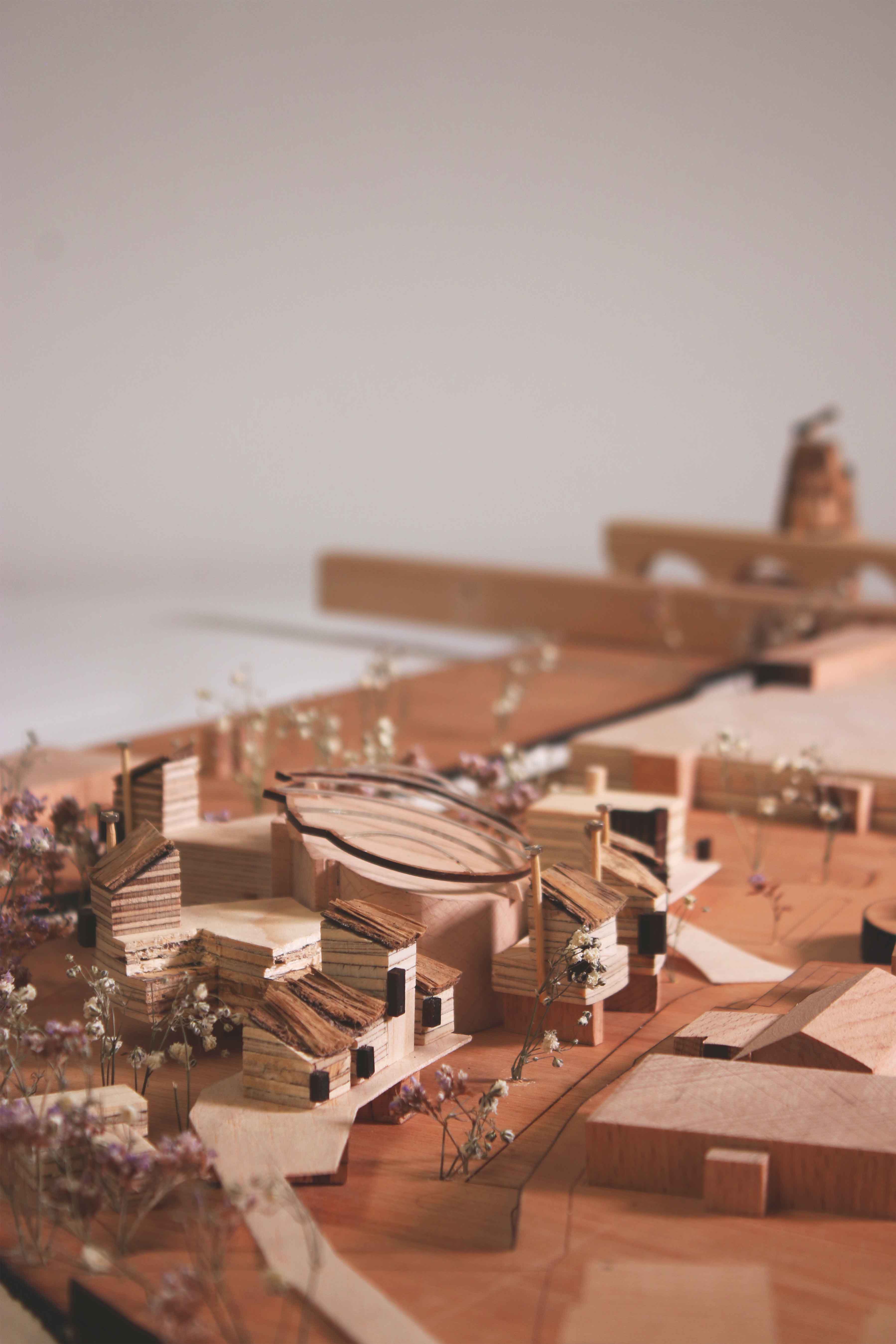Hearth of Co-habitation Site Model. 1:500