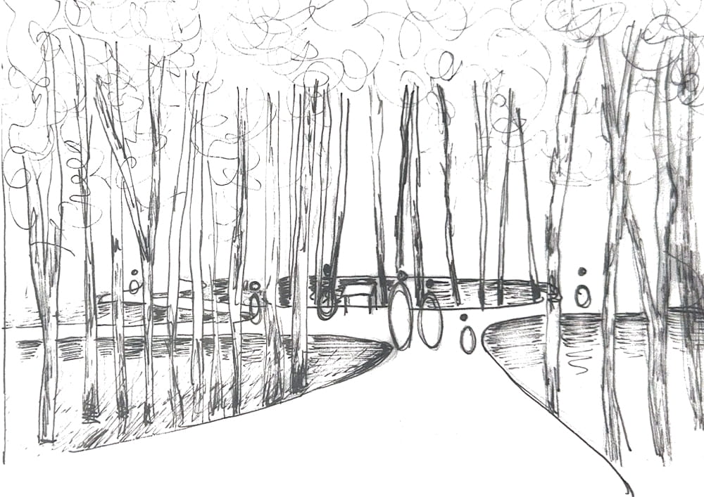 Sunken forest visual