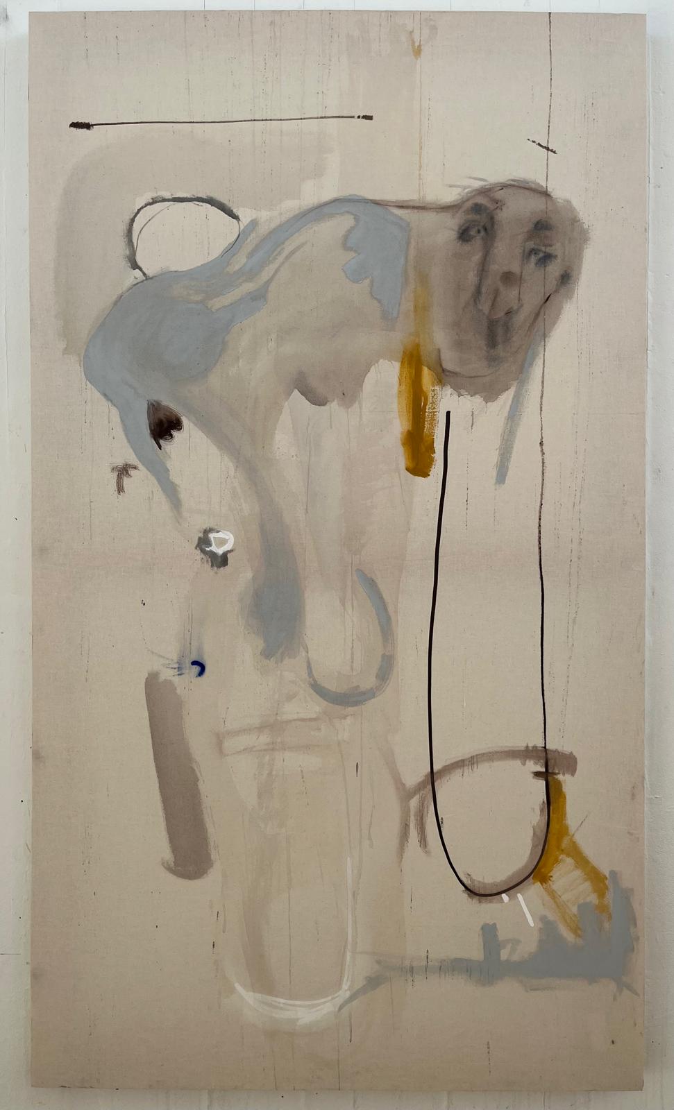 010526. 2026. watercolour and acrylic paint on calico. 165 x 94cm. Edinburgh