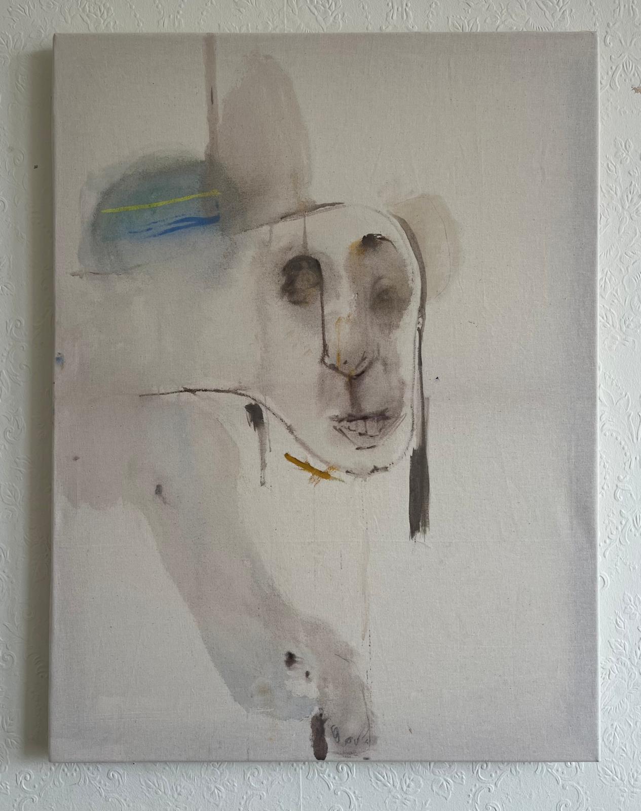 010526pm (part two in diptych). 2026. watercolour and acrylic on calico. 80 x 60cm. Edinburgh