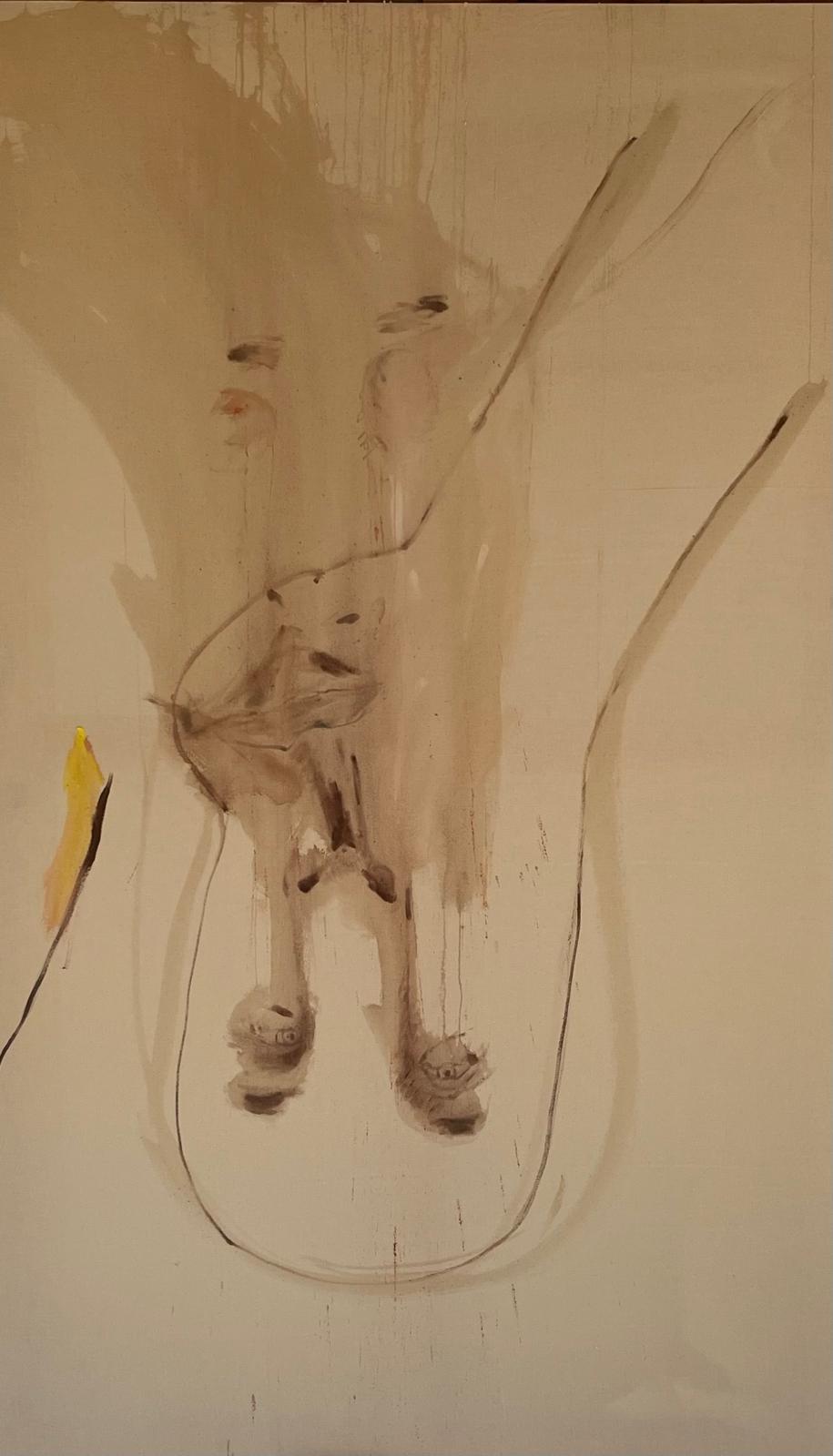 290426. 2026. watercolour paint on calico. 165 x 104 cm. Edinburgh