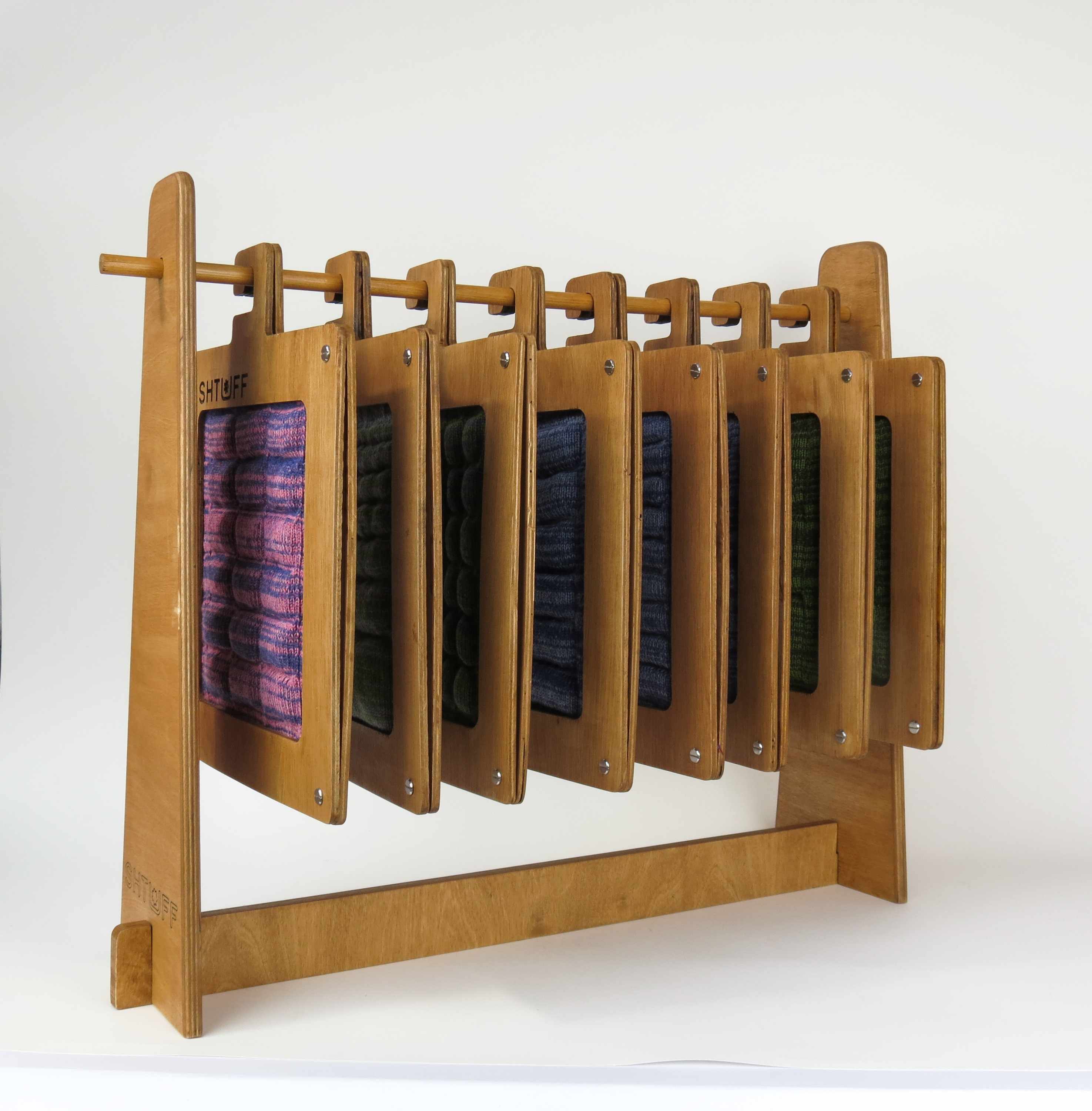 Full photograph of sample rack.