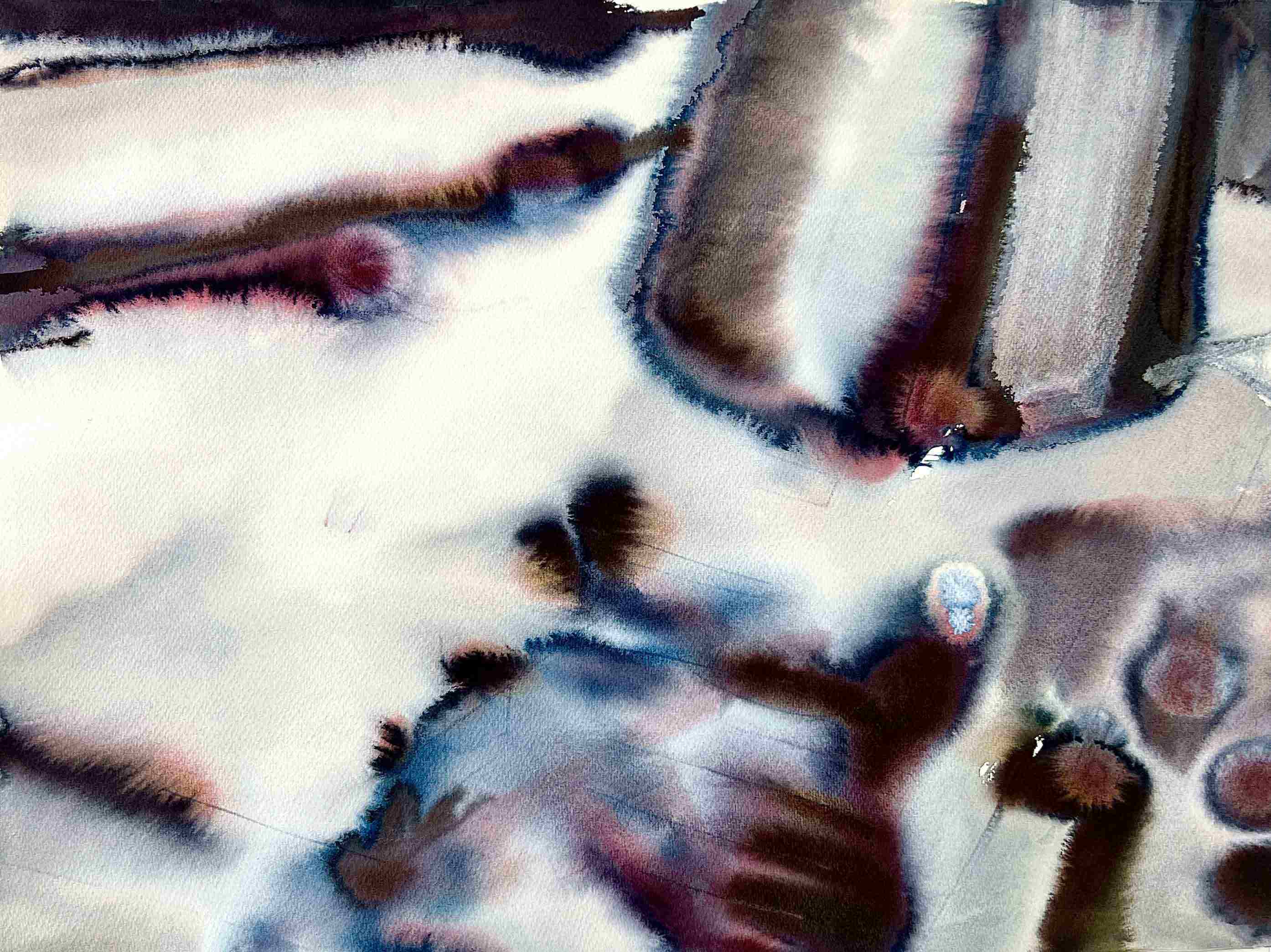  ink on 300gsm Saunders Waterford rough watercolour paper, 76cm x 57cm