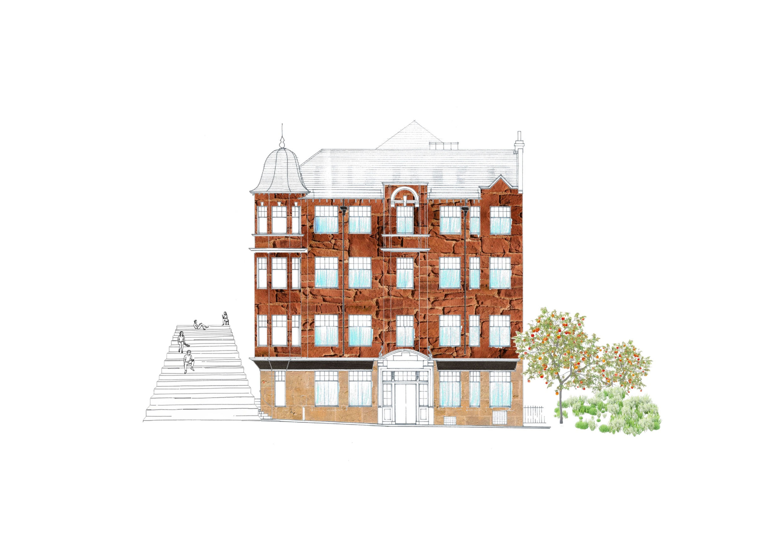 2 West Port Facade Collage