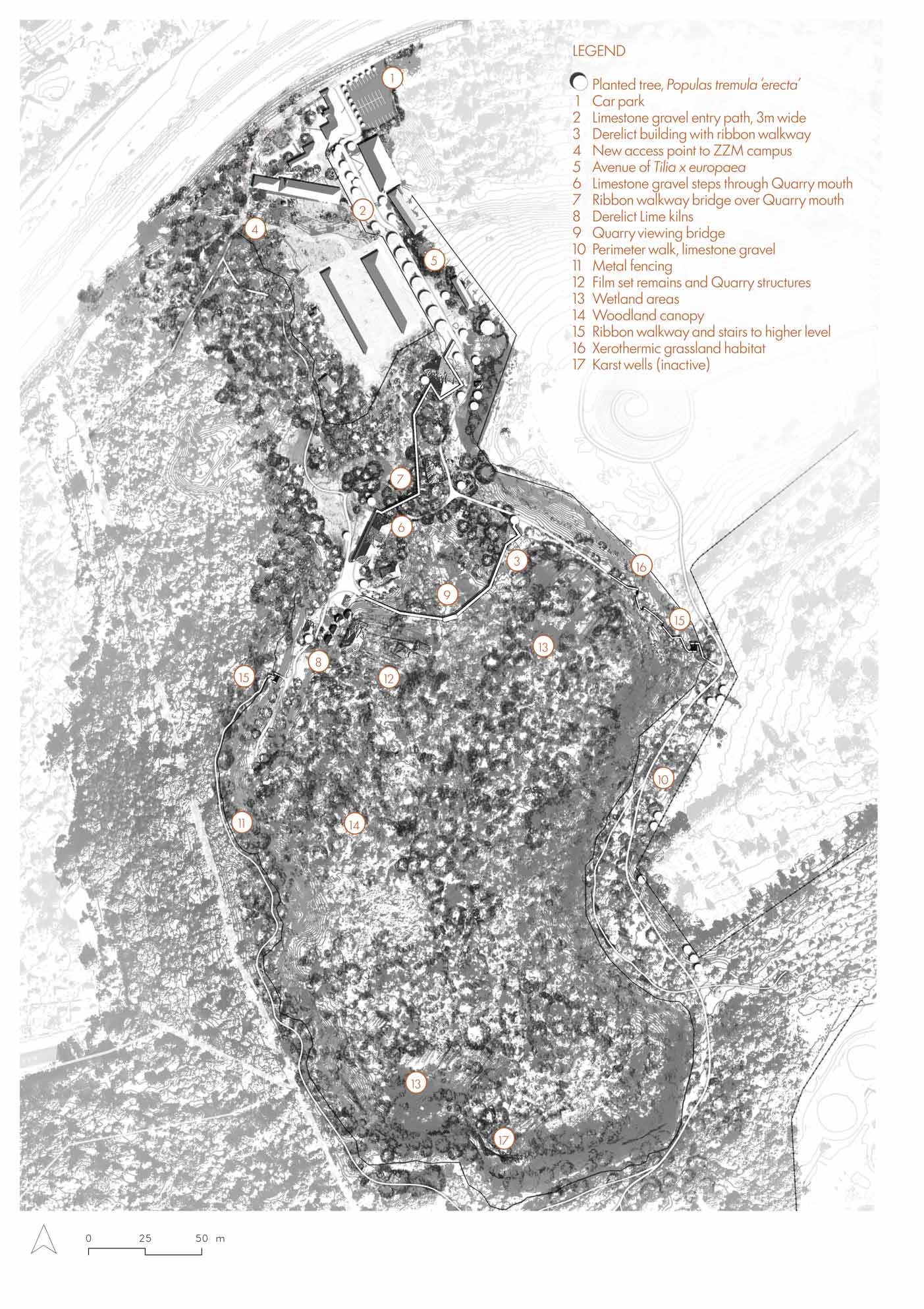 Site Plan for Liban Quarry