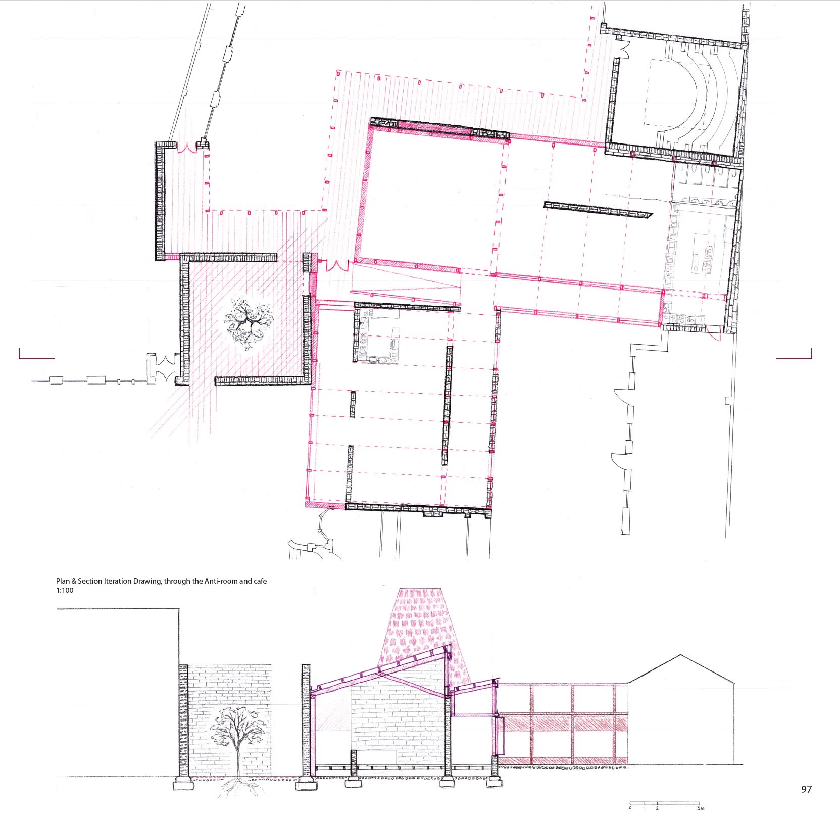plan and section