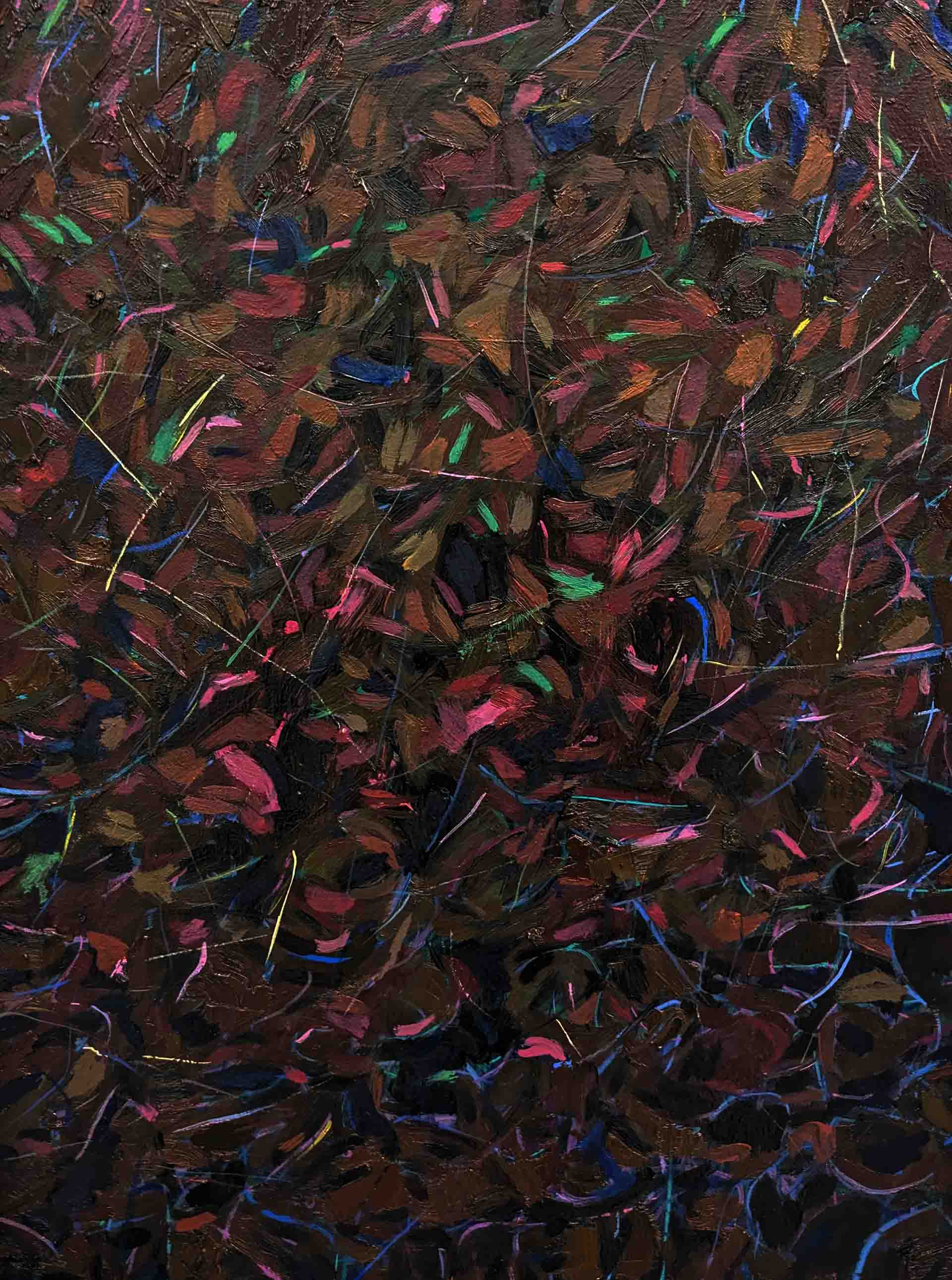 Underground, oil on canvas, 60x45 cm, 2023, Remi Jablecki