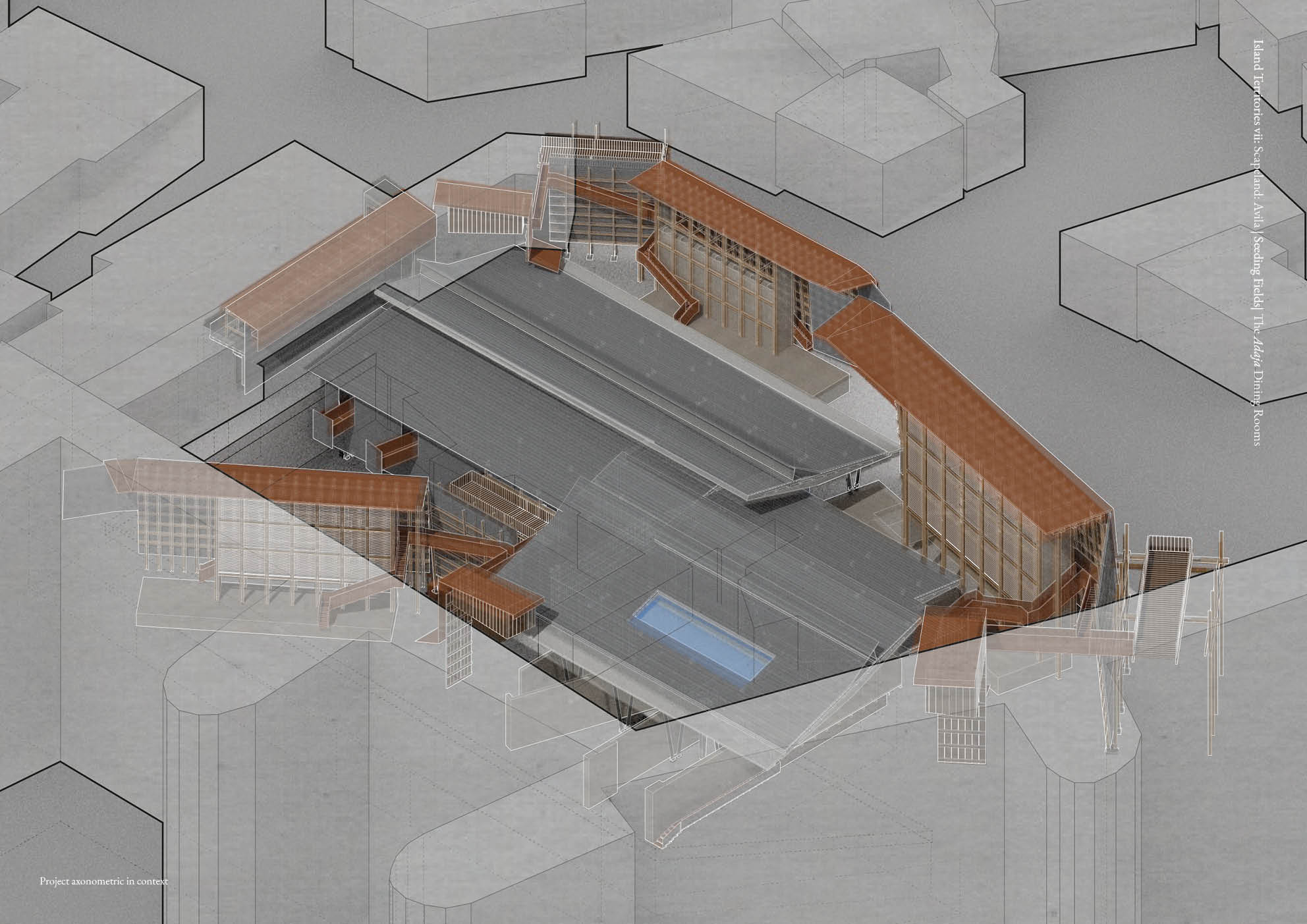 Axonometric of the project in situ