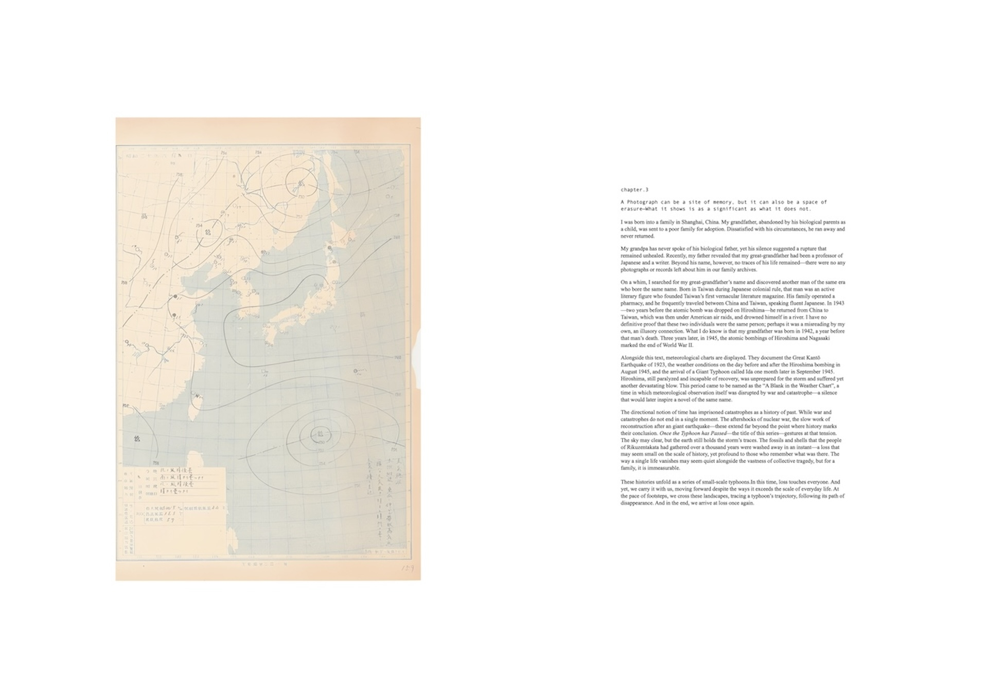 Personal Archive #Chapter 3- Once Typhoon Has Passed