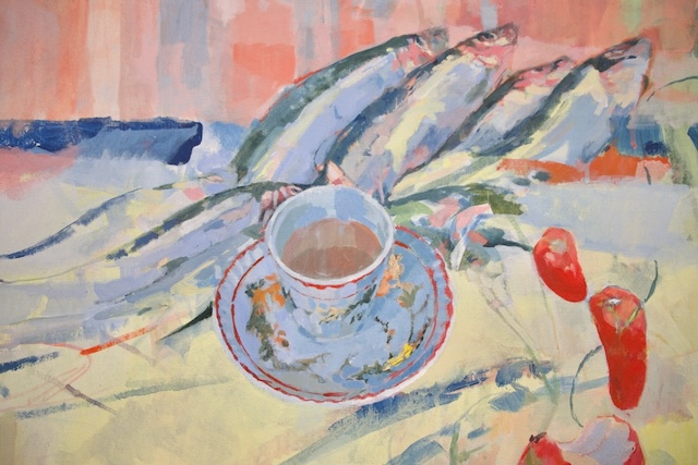 (detail) August, 2025, Acrylic on canvas, 2m x 2m