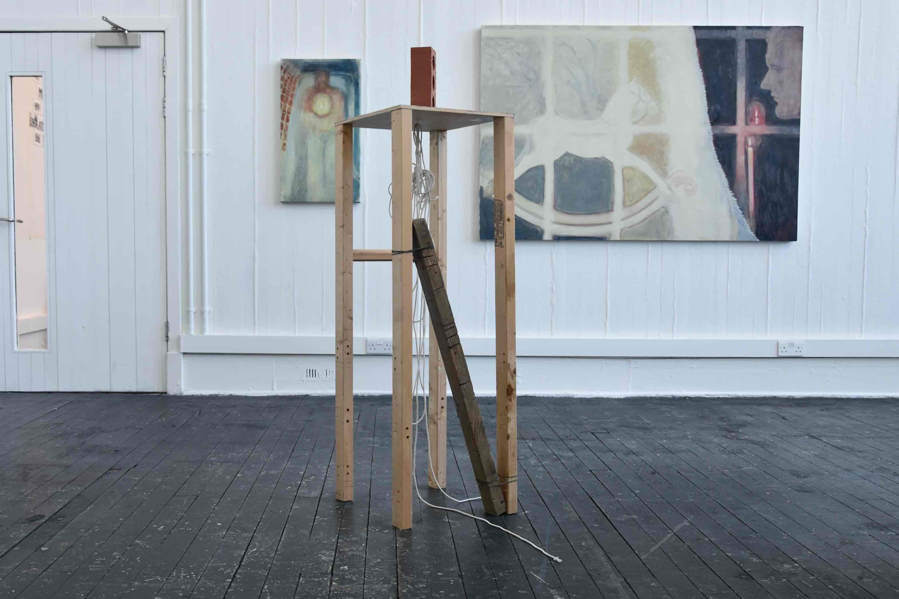 Scrap material assemblage 