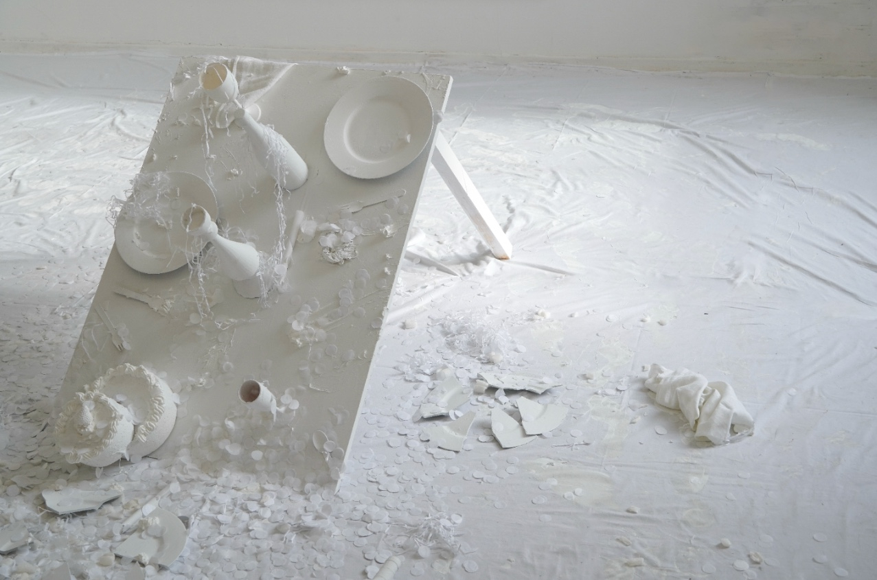 Summerhall all white installation