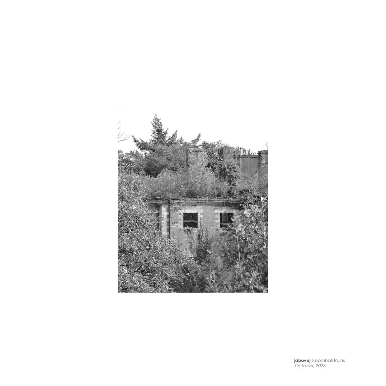 Photograph of Boomhall ruins