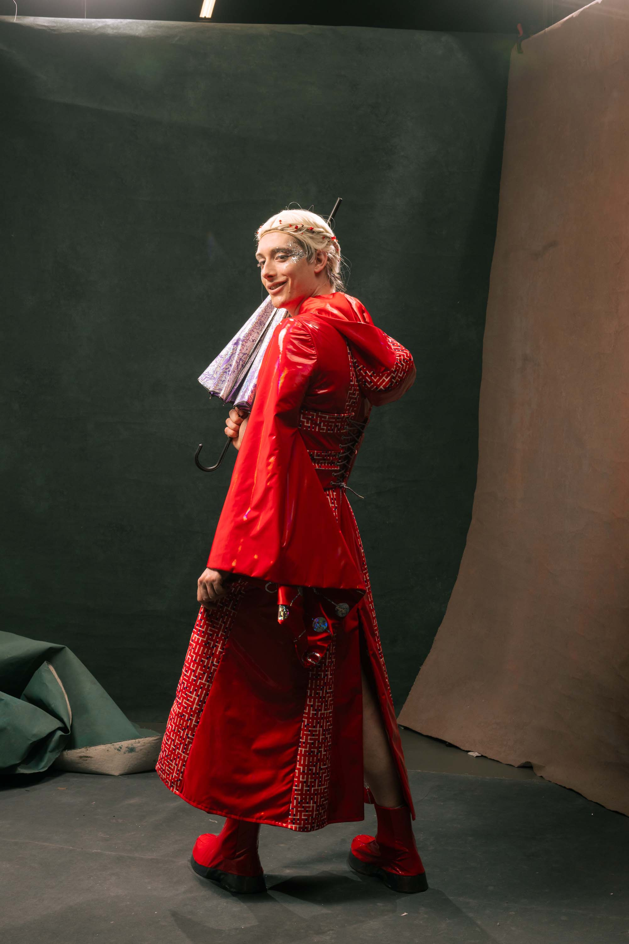 Lup, back of costume