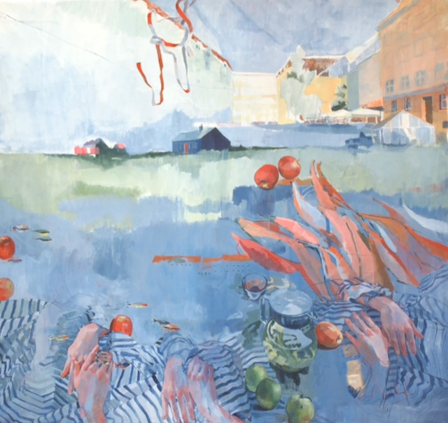 August, September, October, 2025, acrylic on canvas, 1.5m x 1.5 m