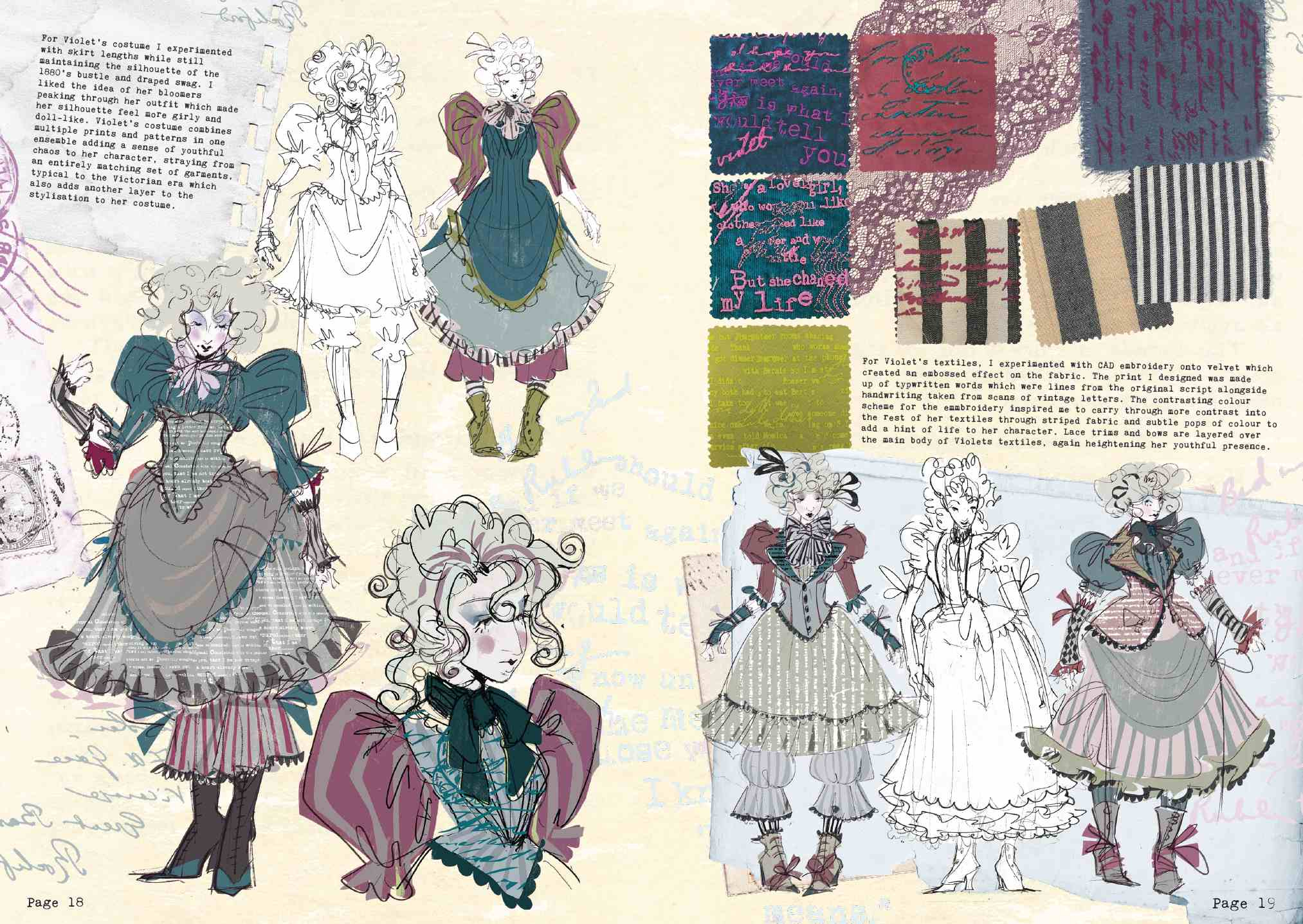 Violet design development 2