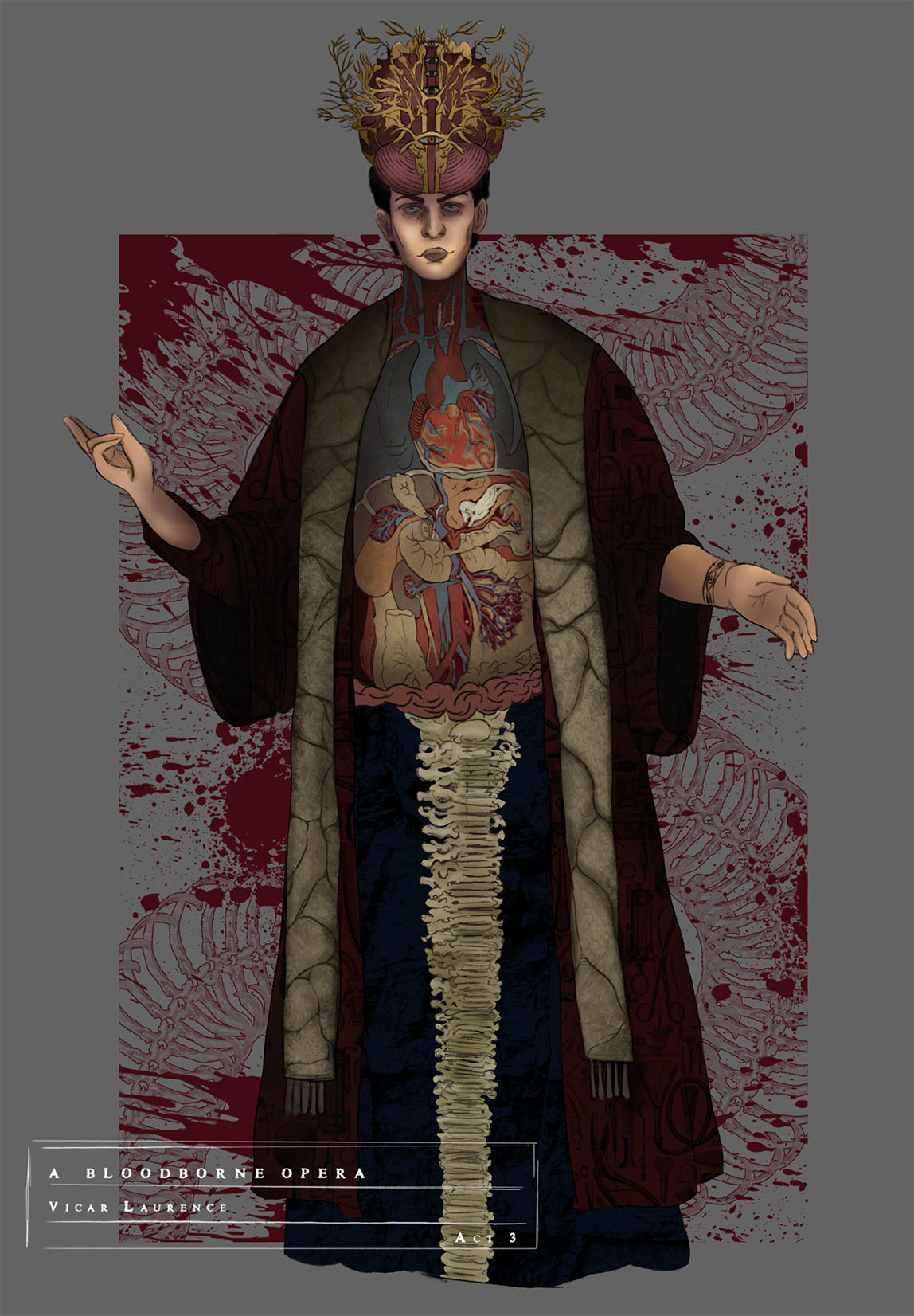 Vicar Laurence Illustration