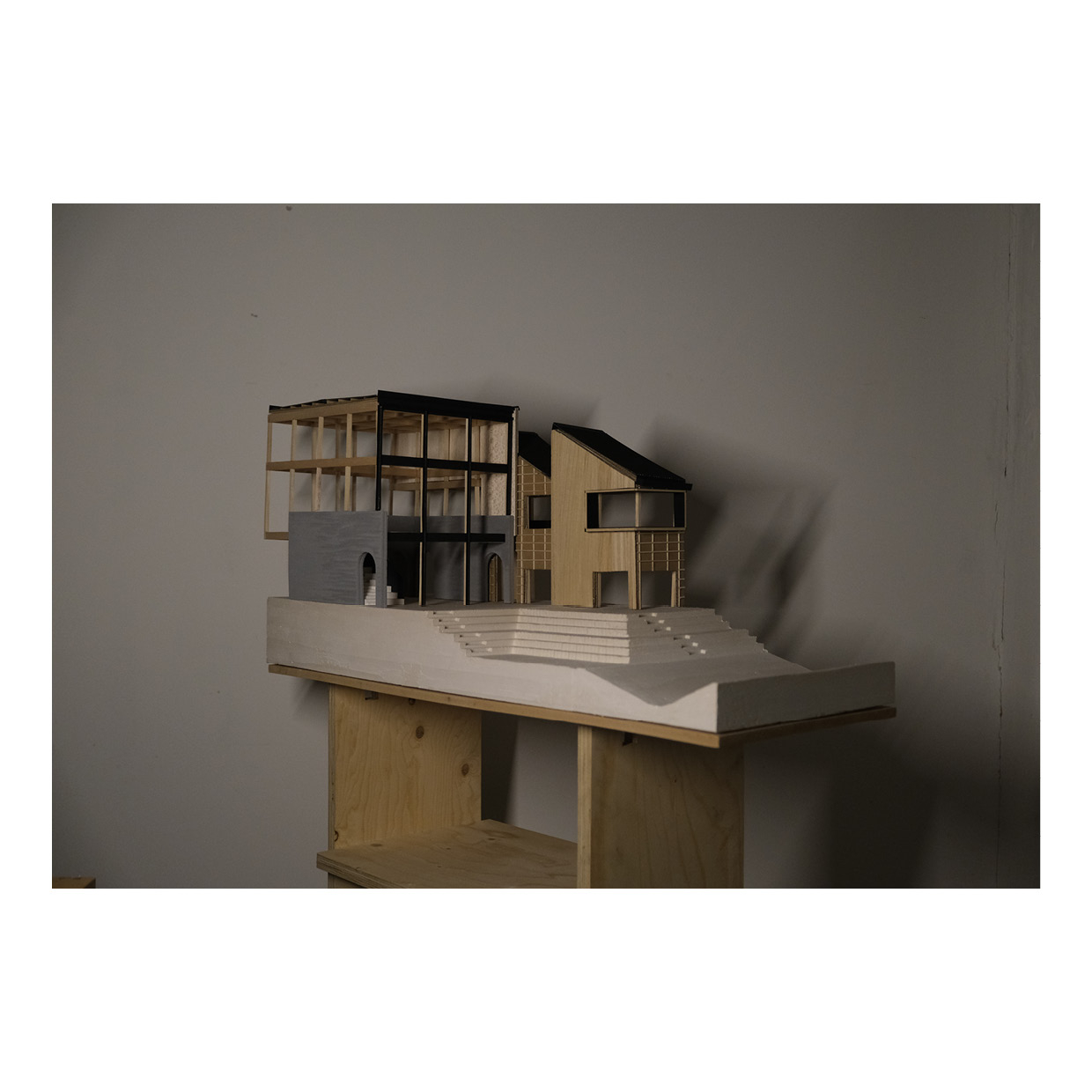 Sectional model photograph