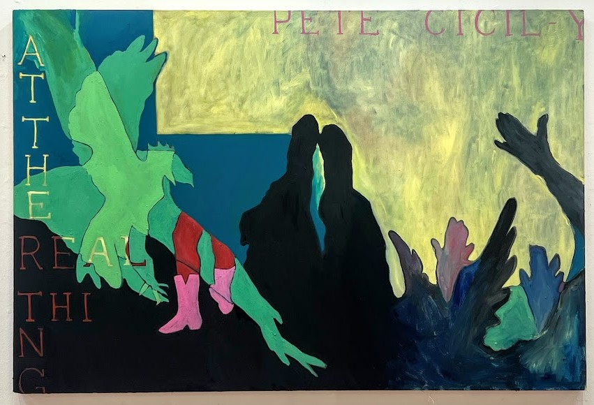 Birdseye (I Understand Everyone Is Like Me), Oil paint in canvas, 122 x 182 cm