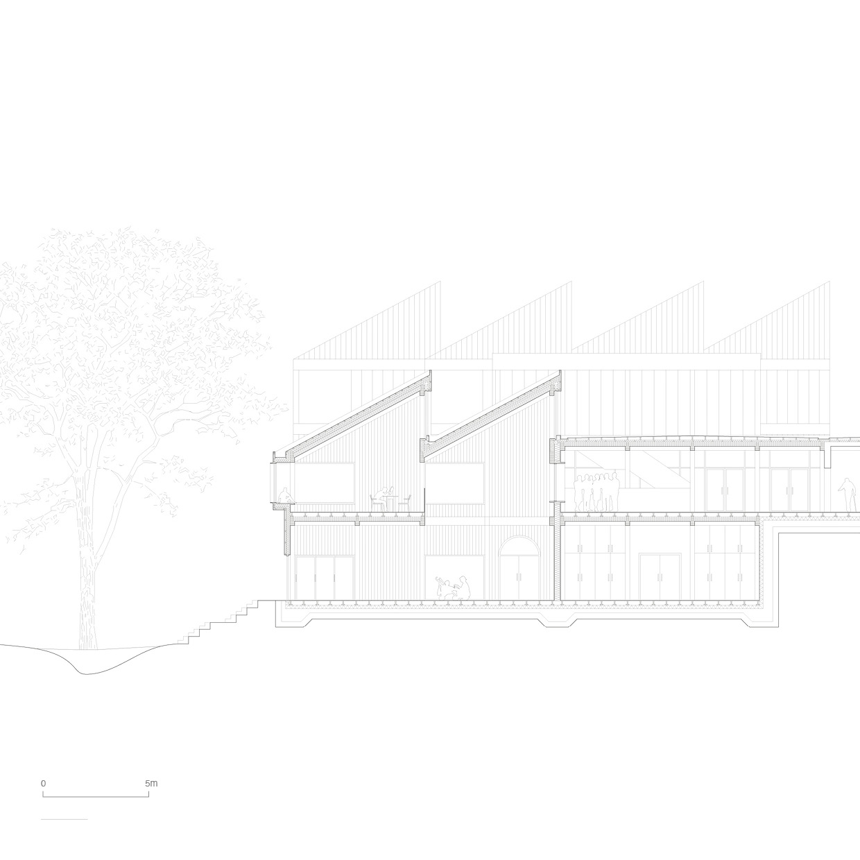 Day care section drawing