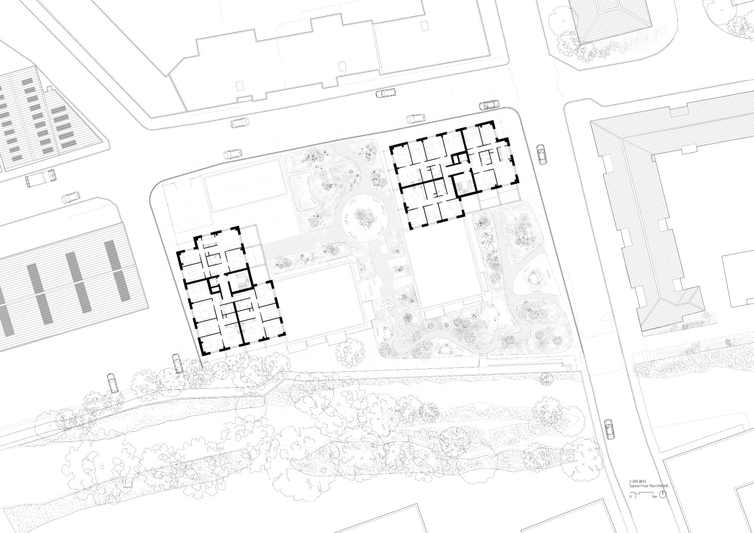 1:200 Typical Floor Plan 01