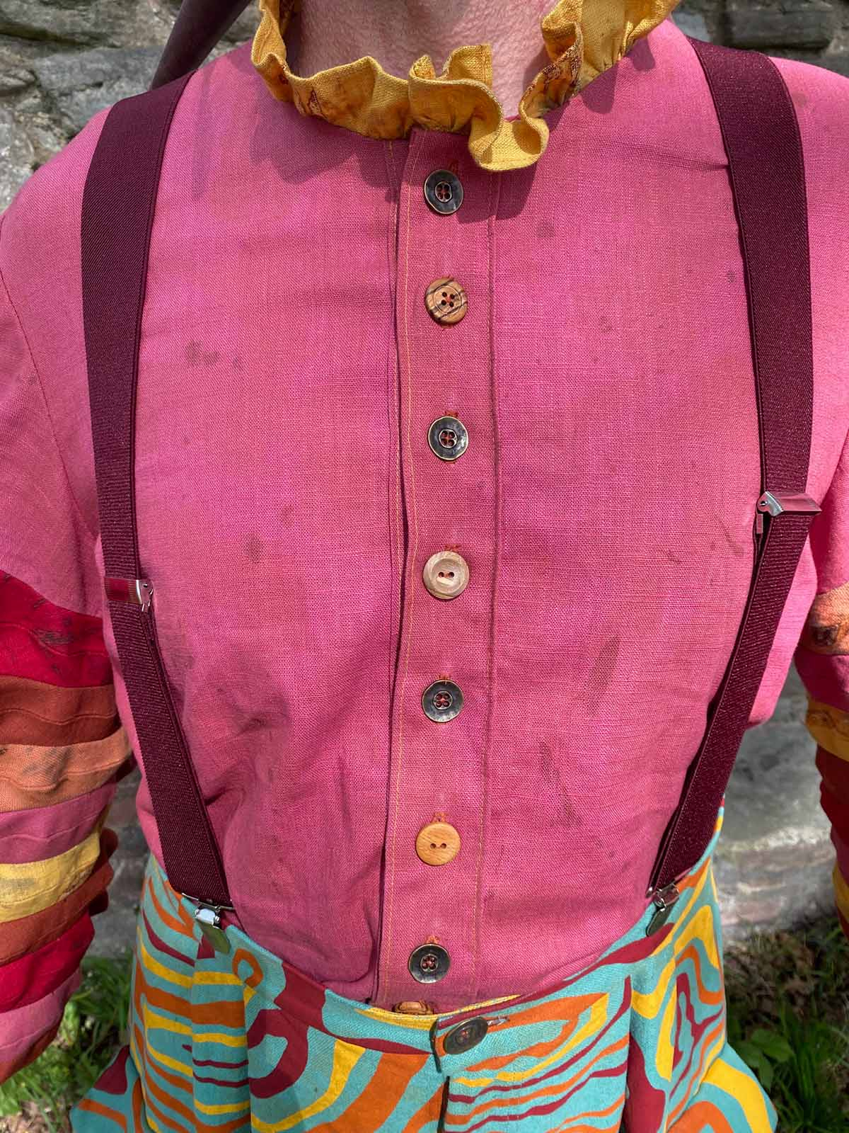 Close up of Louis' costume from Castle in the Sky