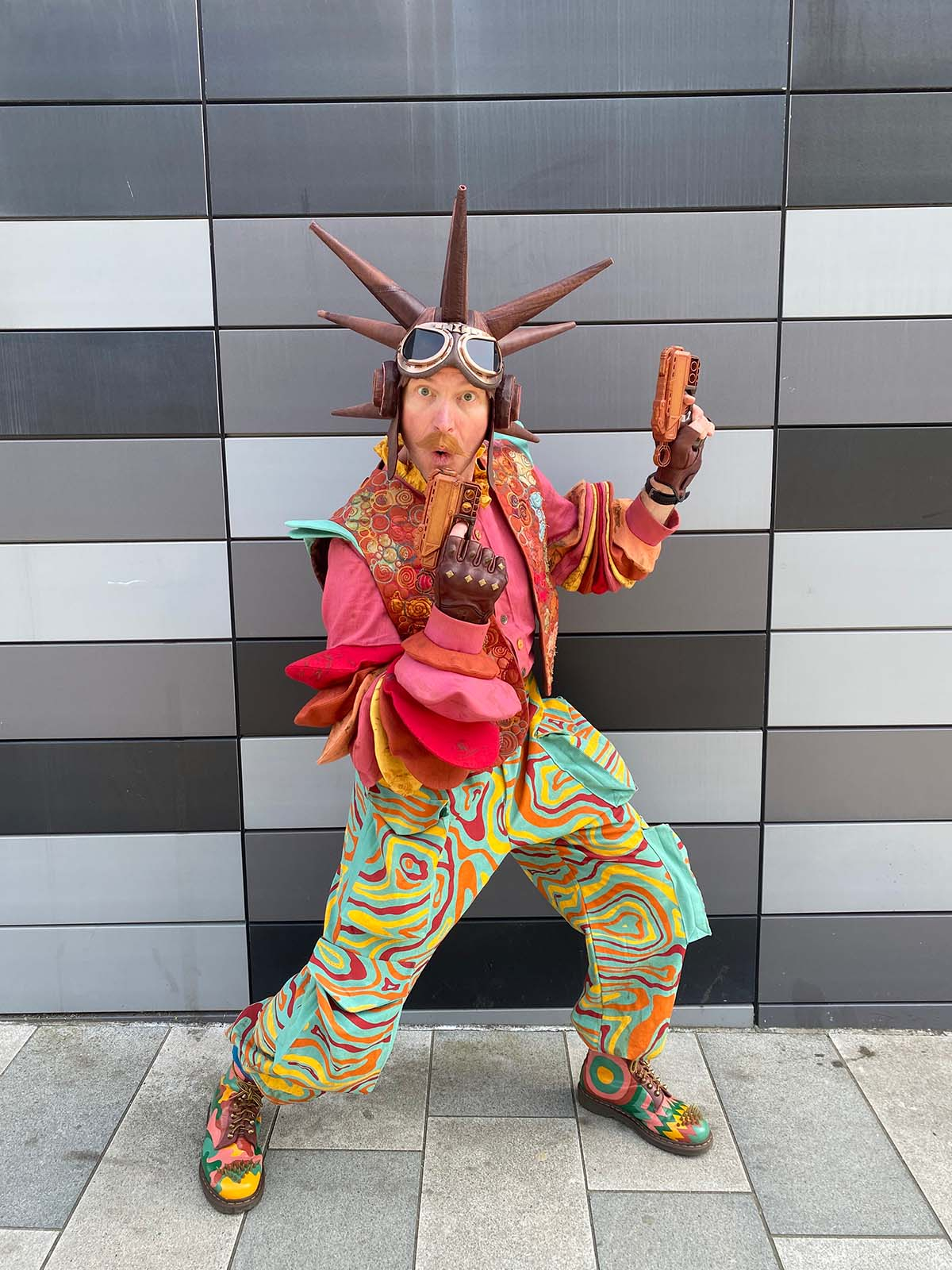 Front view of Louis' costume from Castle in the Sky