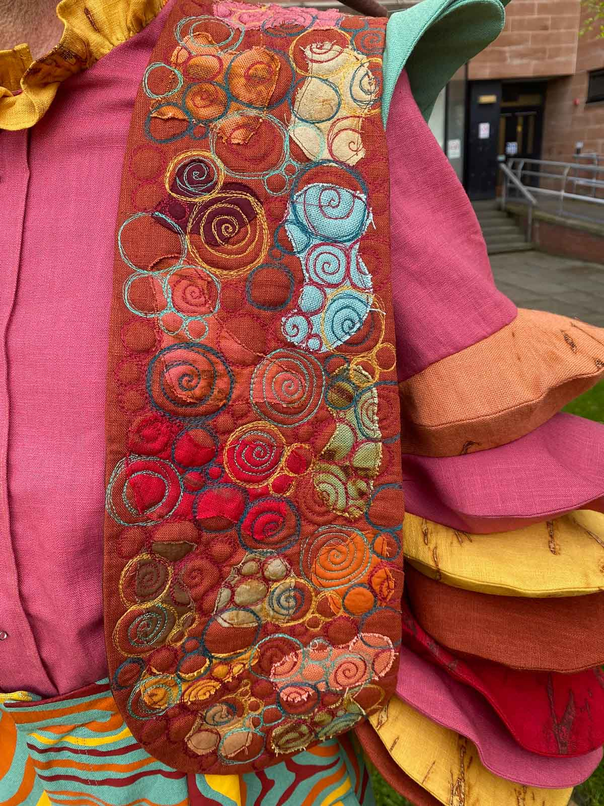 Close up shot of Louis' costume from Castle in the Sky.