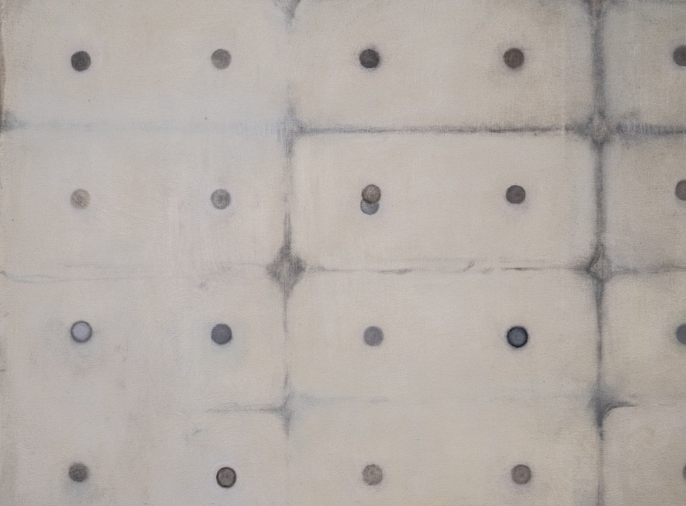 (Detail) Seeing Double (Pillow Canvas), oil on canvas, 120x110cm