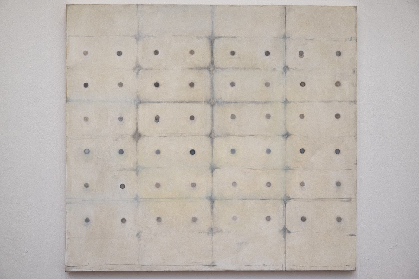 Seeing Double (Pillow Canvas), oil on canvas, 120x110cm