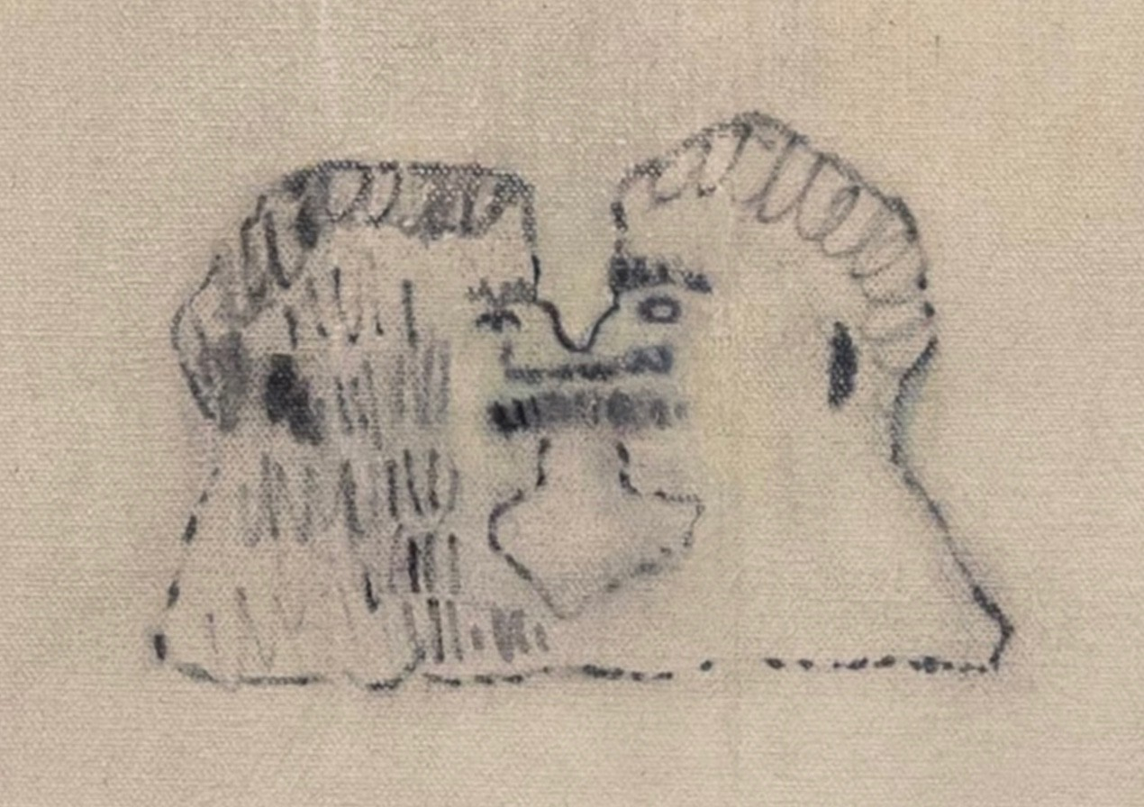 (Detail) The Tattooed Ultra Runner Scott Jurek Talked About, oil on canvas, 100x160cm