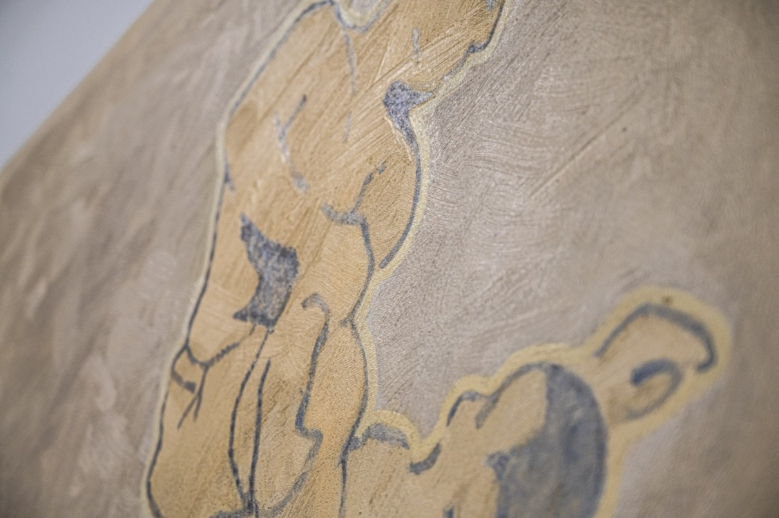 (Detail) Tilt, oil on canvas, 100x160cm