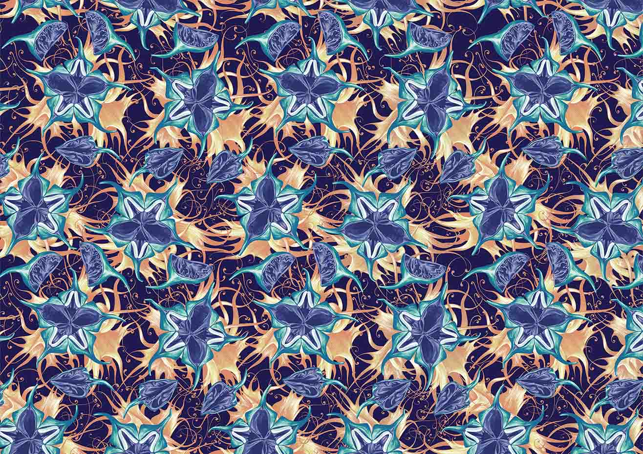 A pattern based on Corylus and Natans.