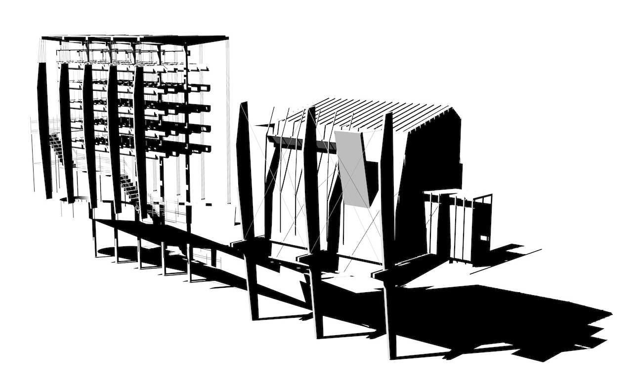 Rendered Perspective View of Cabinet