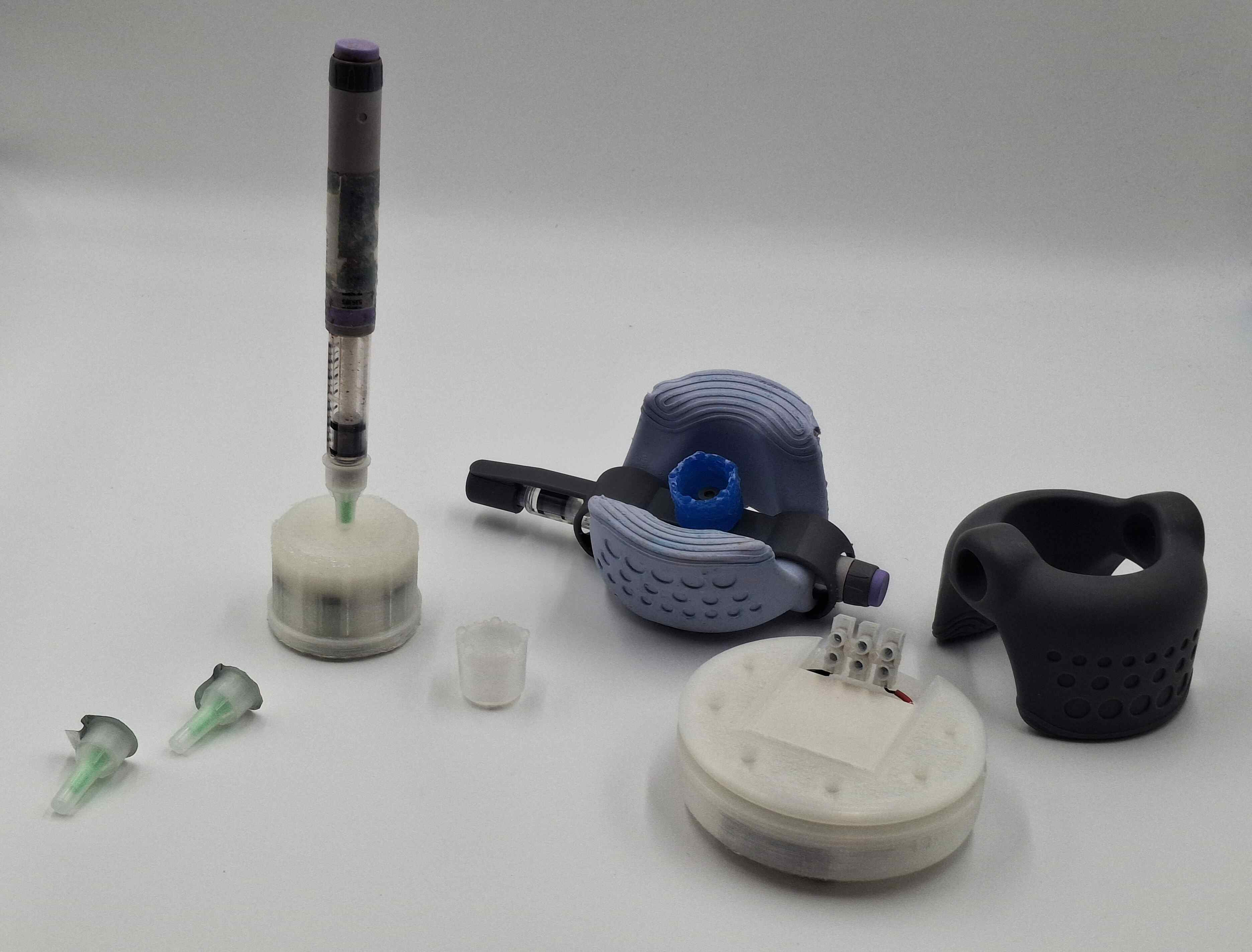 A more refined prototype before the final iterations of the Hylow kit.