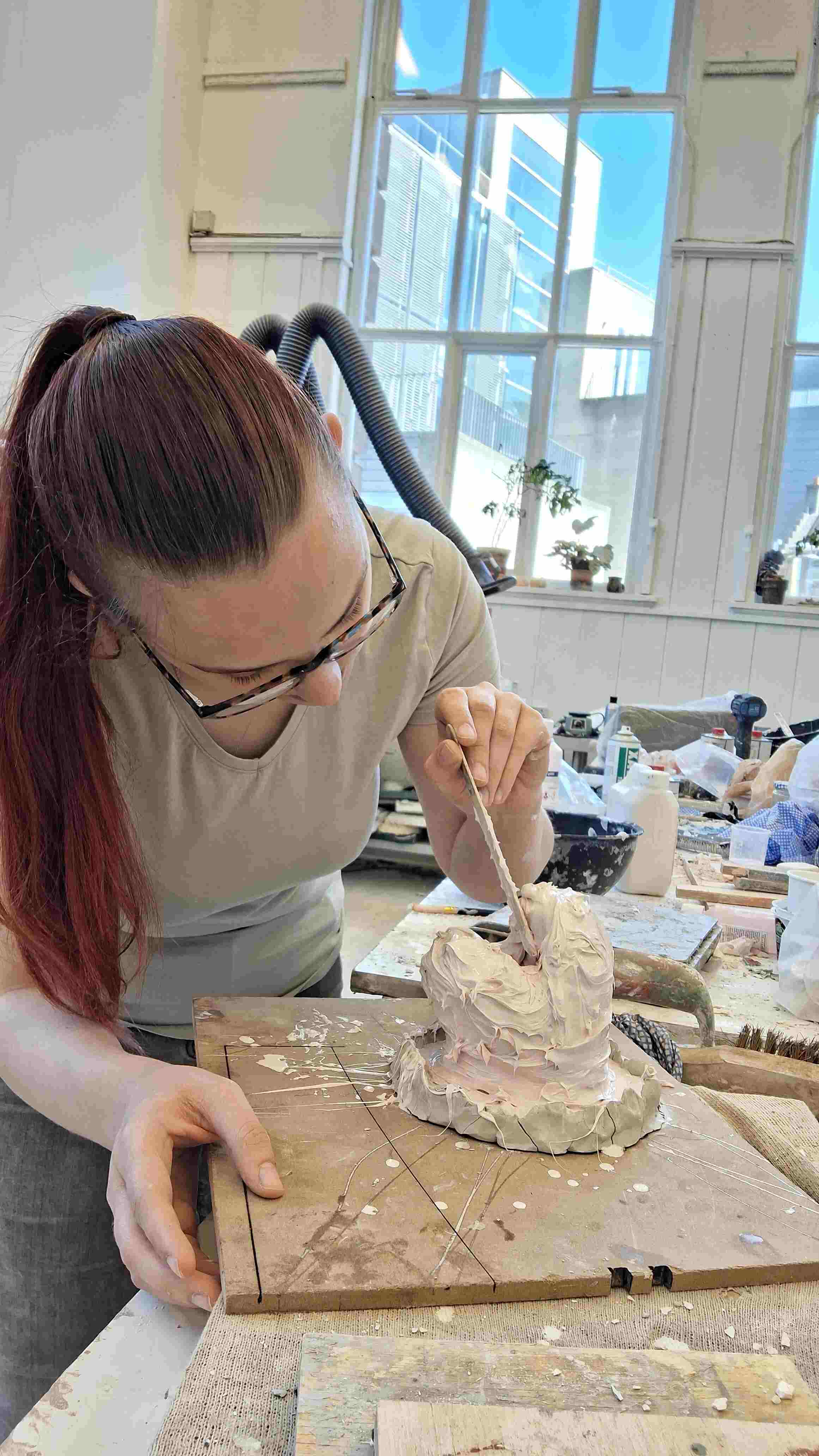 Painting on Silicone to create mould