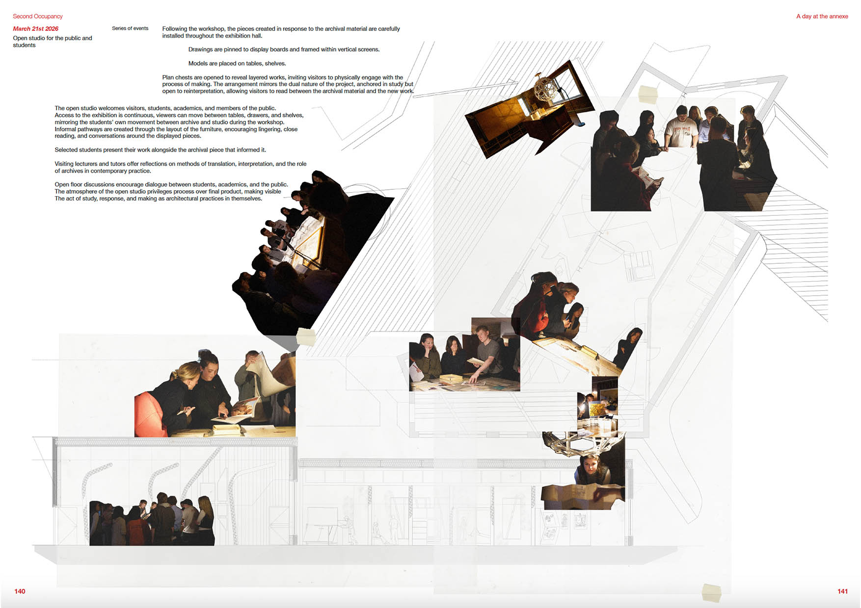 Exhibiting work produced in the studio in response to archival material