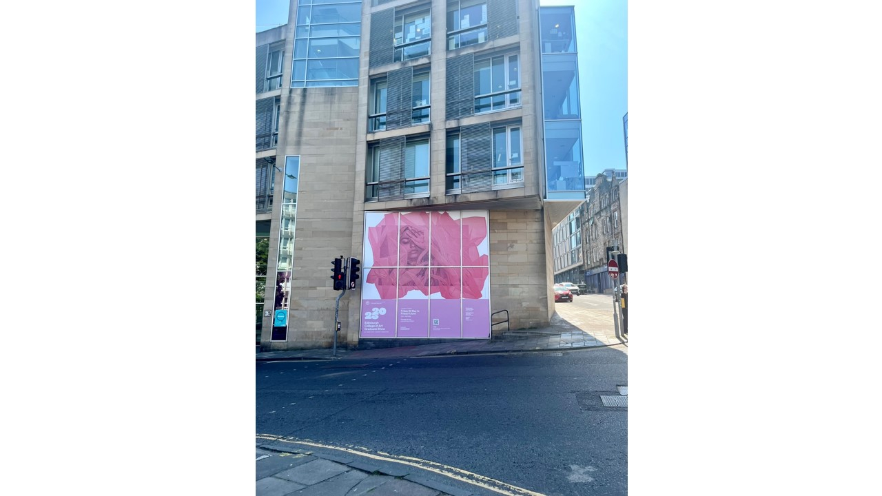 Picture of Poster Campaign outside Evolution House on Lauriston Place