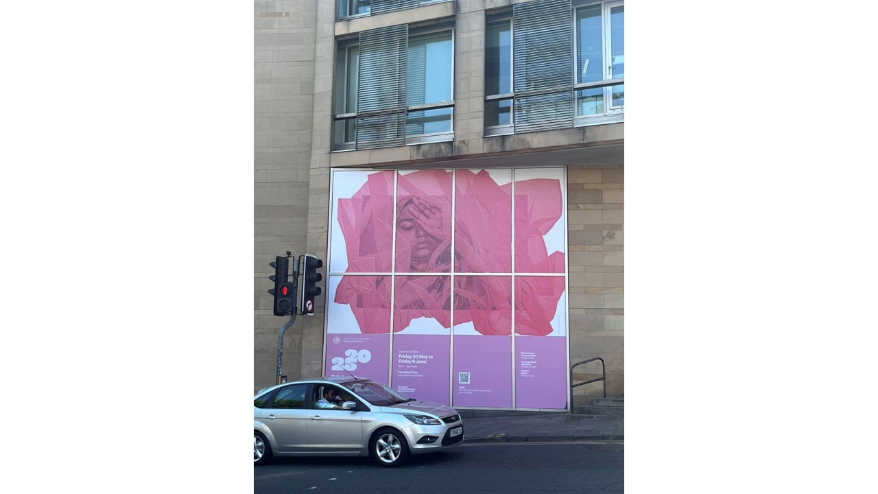 Picture of Poster Campaign outside Evolution House on Lauriston Place