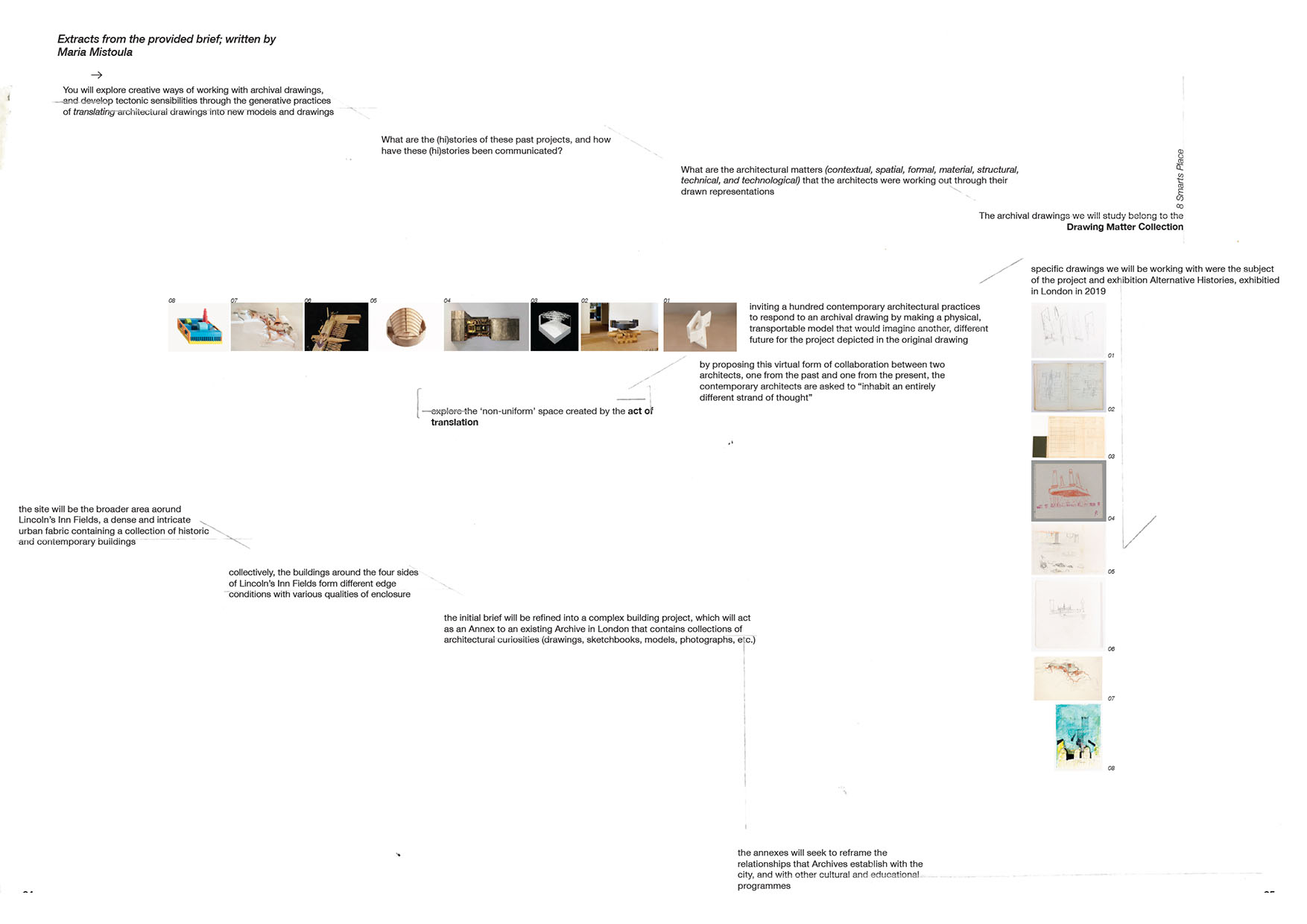 extracts from the brief